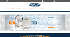 Desktop Screenshot of gazela.com.br