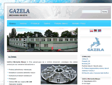 Tablet Screenshot of gazela.pl